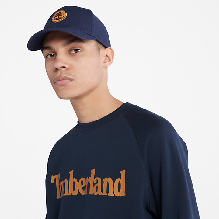Timberland® Heritage  Logo Sweatshirt for Men in Navy-