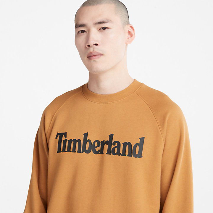 Timberland® Heritage  Logo Sweatshirt for Men in Yellow-