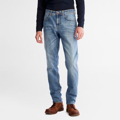 Timberland Sargent Lake Stretch Jeans Voor Heren In Blauw Lichtblauw, Grootte 29 x 32