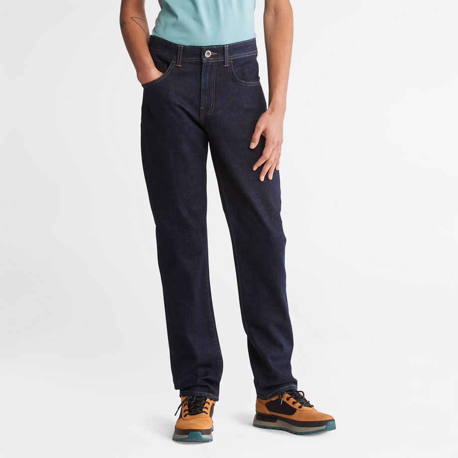Timberland Sargent Lake Stretch Jeans For Men In Indigo Indigo, Size 28 x 32