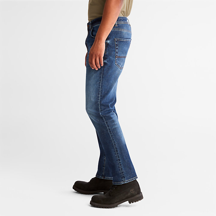 Squam Lake Stretch Jeans voor heren in donkerblauw-