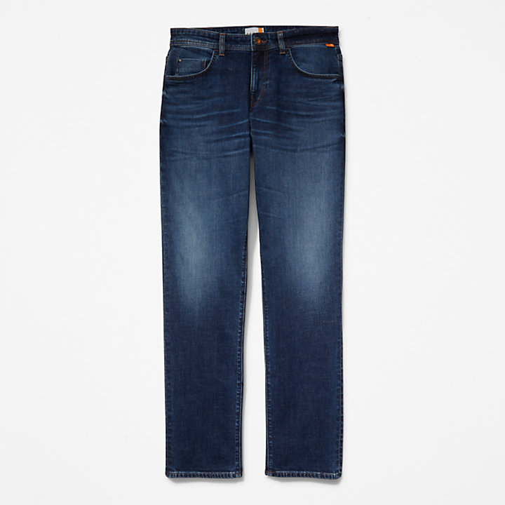 Squam Lake Stretch Jeans voor heren in donkerblauw-