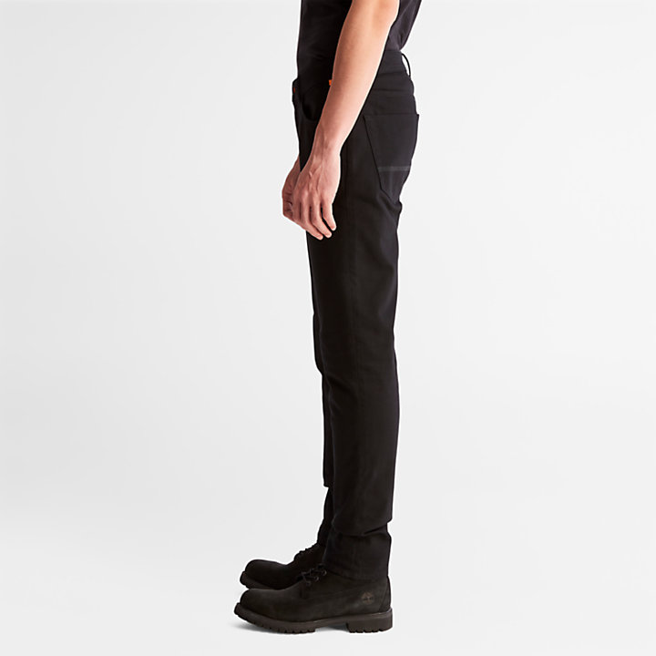 Sargent Lake Stay-black jeans voor heren in zwart-