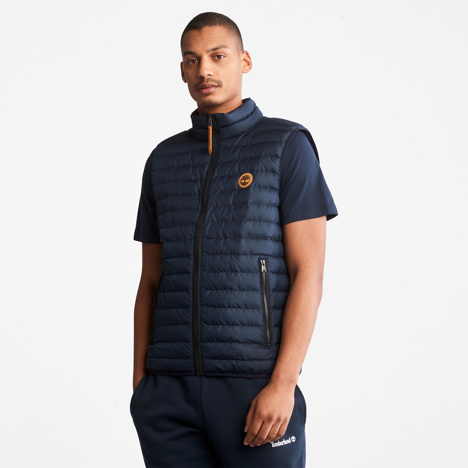 Timberland Axis Peak Thermal Vest For Men In Navy Navy, Size M