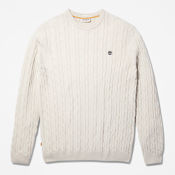 Phillips Brook Cable-knit Sweater for Men in White-