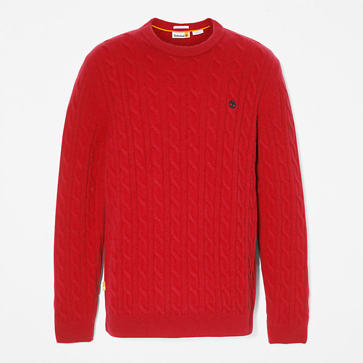 Phillips Brook Cable-knit Sweater for Men in Red-