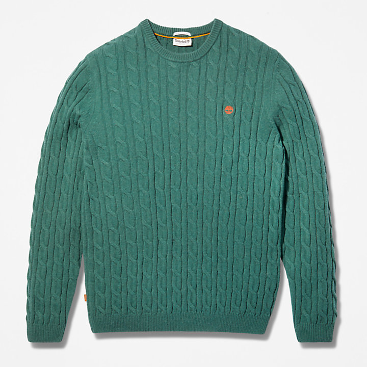 Phillips Brook Cable-knit Sweater for Men in Green-