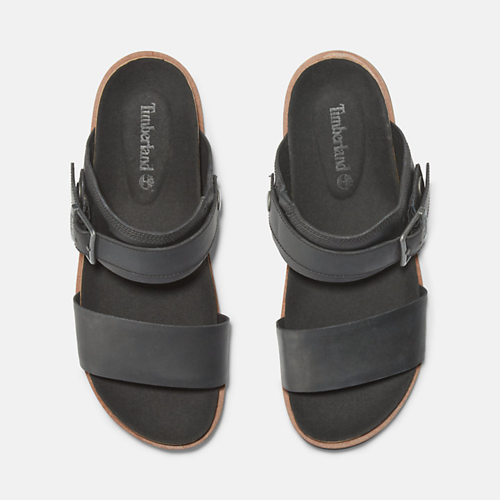 Amalfi Vibes Two-strap Sandaal voor heren in zwart-