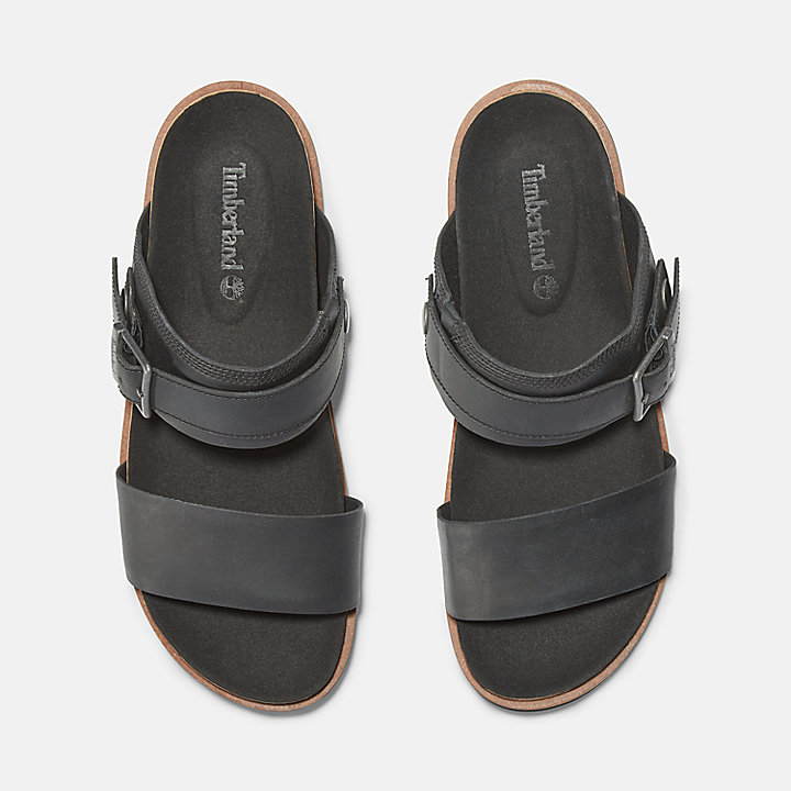Amalfi Vibes Two-strap Sandal for Men in Black