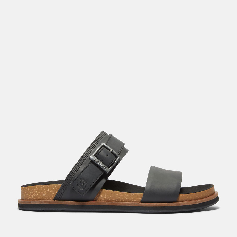 Timberland Amalfi Vibes Two-strap Sandal For Men In Black Black, Size 12.5