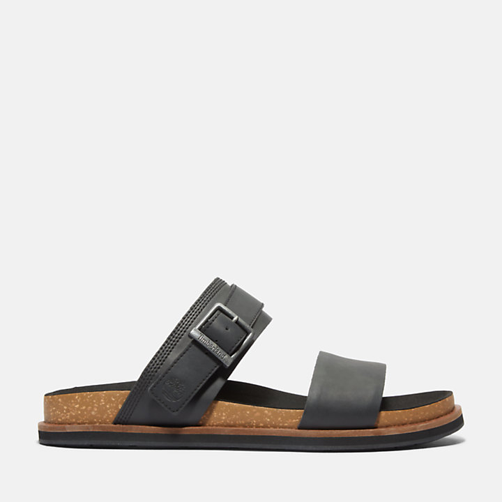 Sandalo con Cinturino Posteriore Convertibile Amalfi Vibes da Uomo in colore nero-