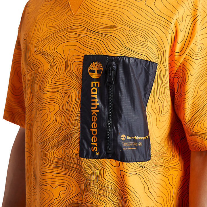 Ecoriginal Pocket T-Shirt for Men in Yellow-