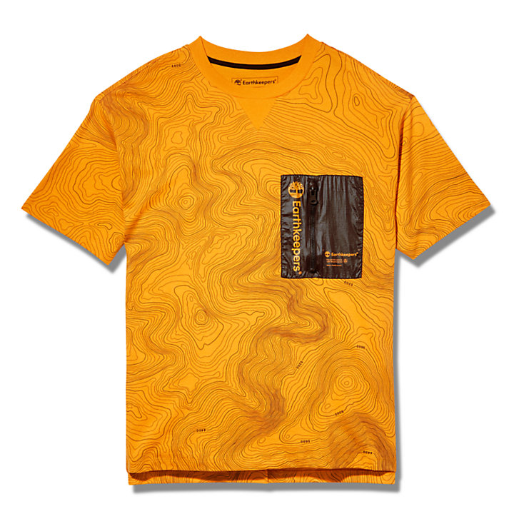Ecoriginal Pocket T-Shirt for Men in Yellow-