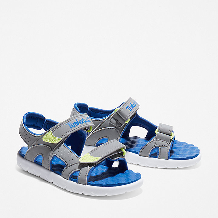 Perkins Row Double-strap Sandal for Junior in Grey