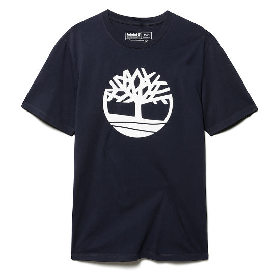 Kennebec River Tree T-Shirt for Men in Navy | Timberland