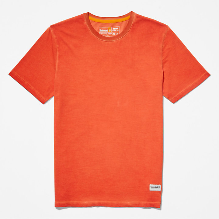 Lamprey River T-Shirt für Herren in Orange-