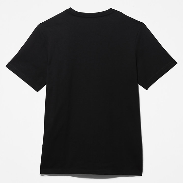 Camiseta con logotipo Outdoor Heritage para hombre en negro-