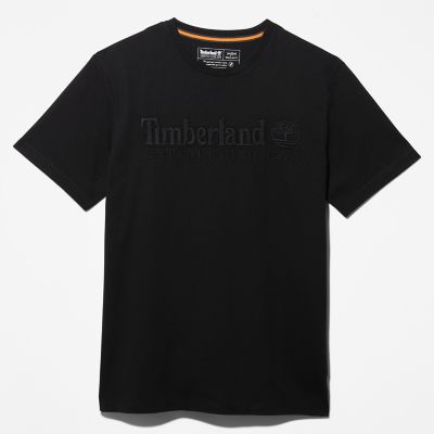Timberland Camiseta Con Logotipo Outdoor Heritage Para Hombre En Negro Color Negro