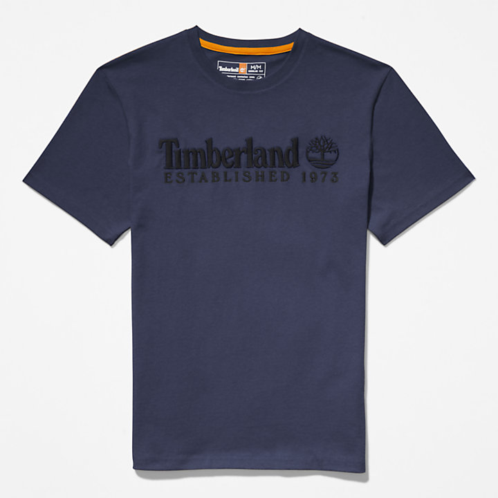 Camiseta con logotipo Outdoor Heritage para hombre en azul marino-
