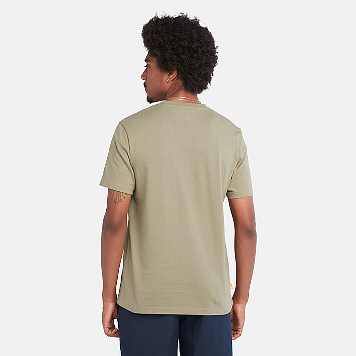 Outdoor Heritage T-Shirt mit Logo für Herren in Grün