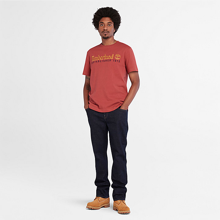 Outdoor Heritage Logo T-Shirt for Men in Red