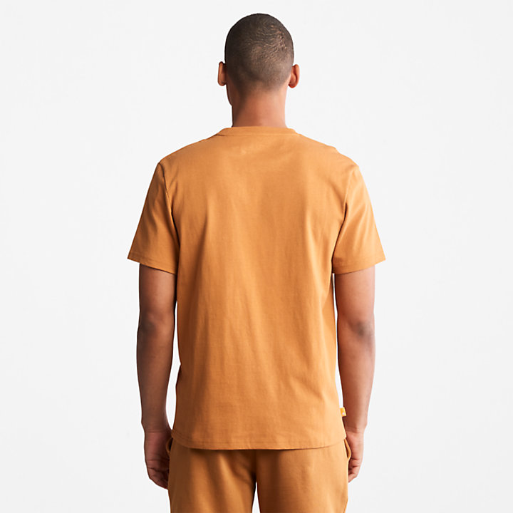 T-shirt com Logótipo Outdoor Heritage para Homem em laranja-