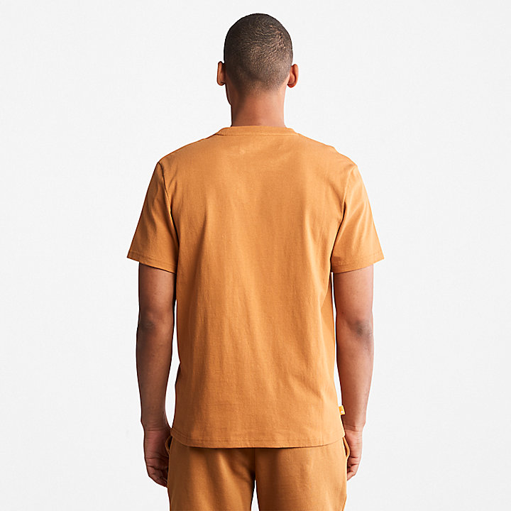 Outdoor Heritage T-Shirt mit Logo für Herren in Orange