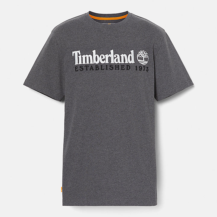 Outdoor Heritage T-Shirt mit Logo für Herren in Dunkelgrau