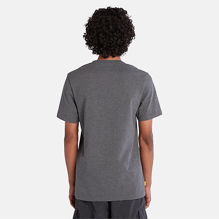 T-shirt com Logótipo Outdoor Heritage para Homem em cinzento-escuro