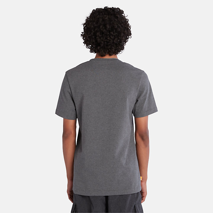 T-shirt com Logótipo Outdoor Heritage para Homem em cinzento-escuro-