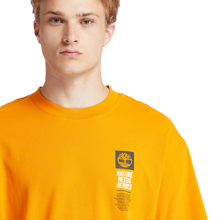 Timberland® Heritage Graphic T-shirt for Men in Orange-