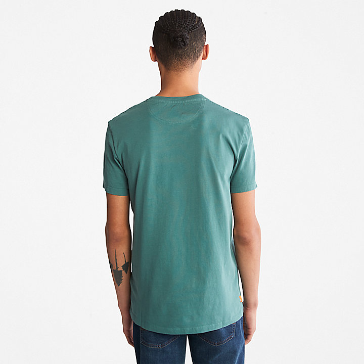T-shirt à une poche Dunstan River pour homme en vert
