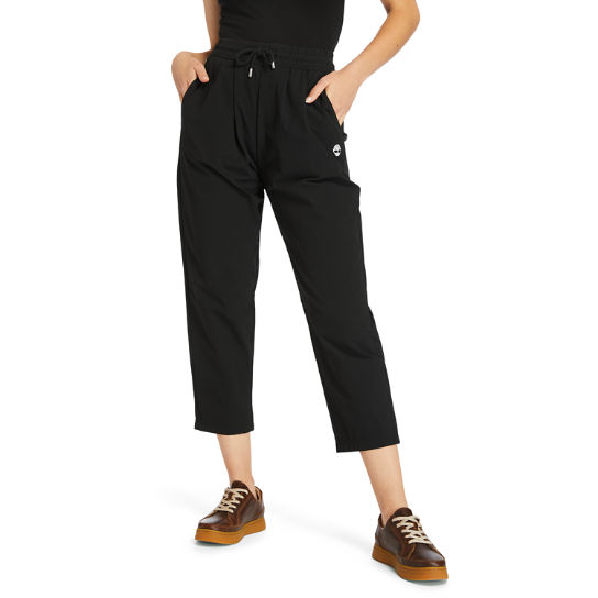 Water-repellent Tapered Trousers for Women in Black | Timberland