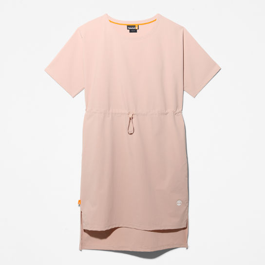 Drawstring T-Shirt Dress for Women in Light Pink | Timberland