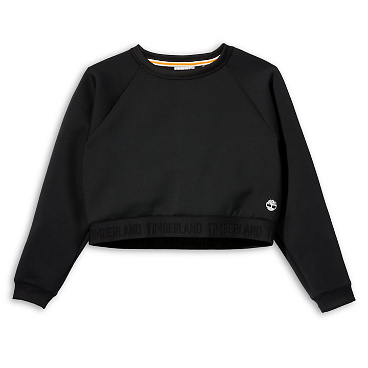 Sudadera Spacer Knit para Mujer en color negro-