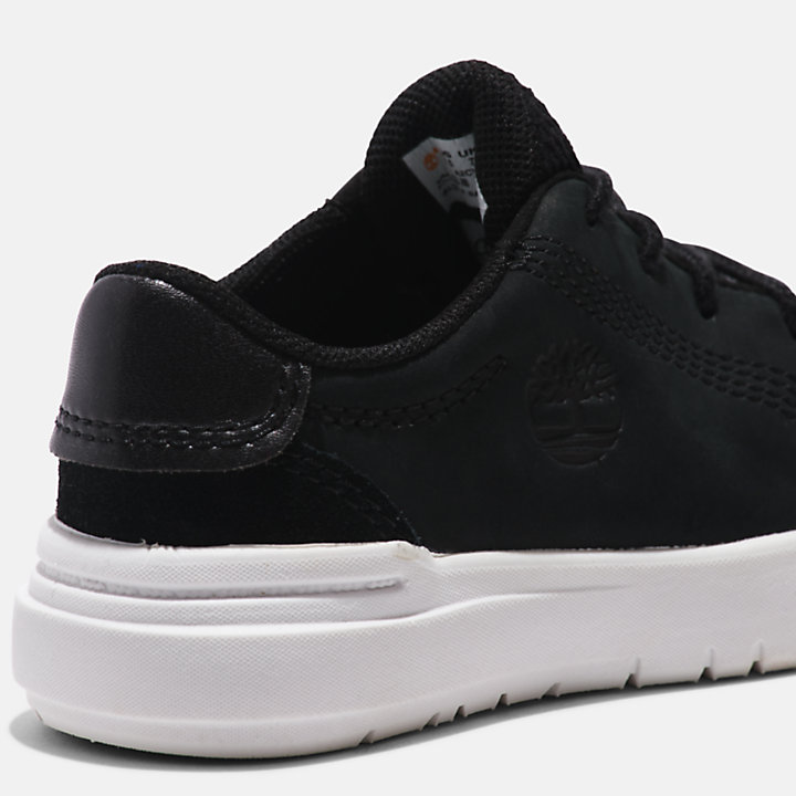 Seneca Bay Leren Sneakers voor peuters en kleuters in zwart-