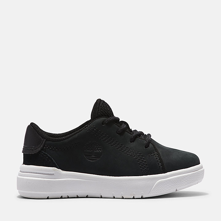 Seneca Bay Leren Sneakers voor peuters en kleuters in zwart