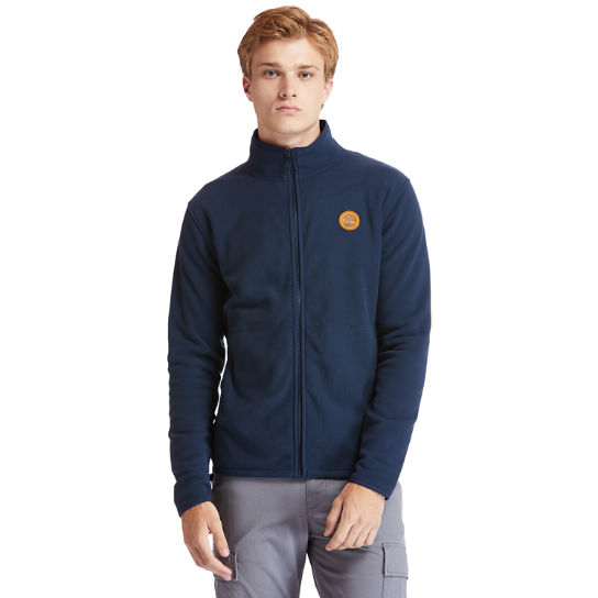 Timberland® Heritage Fleece Jacket for Men in Navy | Timberland