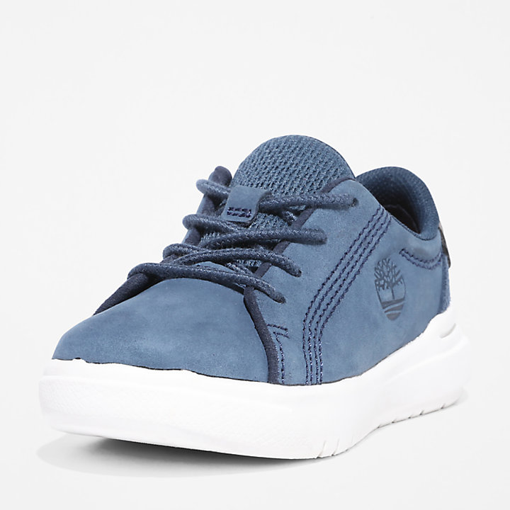 Seneca Bay Leren Sneakers voor peuters en kleuters in blauw-