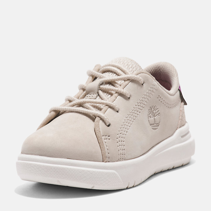 Seneca Bay Leather Trainer for Toddler in White-