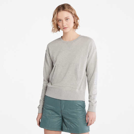 Sweatshirt mit Beuteltasche für Damen in Grau | Timberland