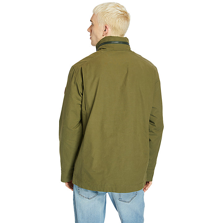 Outdoor Heritage Field Jacket for Men in Dark Green