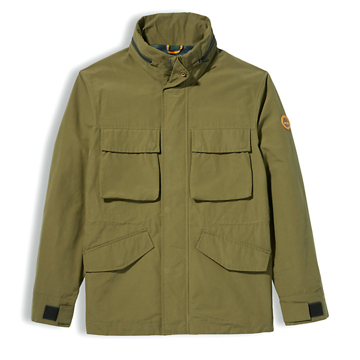 Outdoor Heritage Field Jacket for Men in Dark Green-