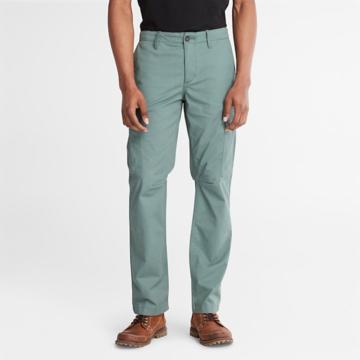 Pantalones Cargo de Sarga Core para hombre en verde-