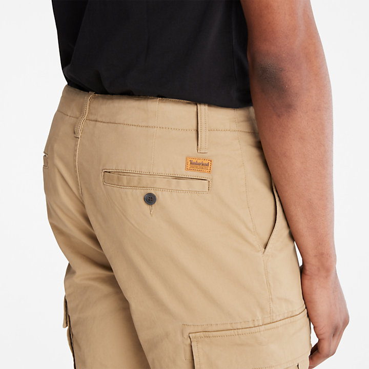 Squam Lake Cargo Trousers for Men in Khaki-