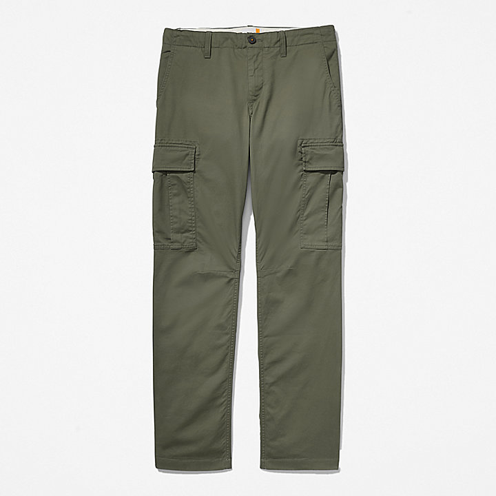 Core Cargo Trousers for Men in Green