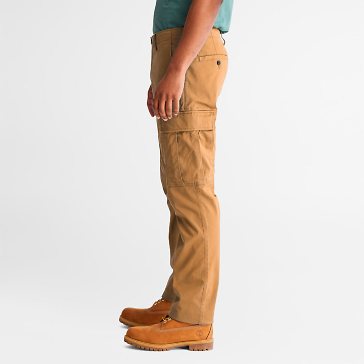 Squam Lake Cargo Trousers for Men in Yellow-