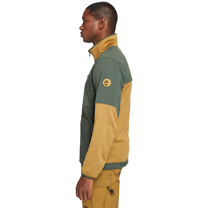 Field Trip Hybrid Jacket for Men in Green-
