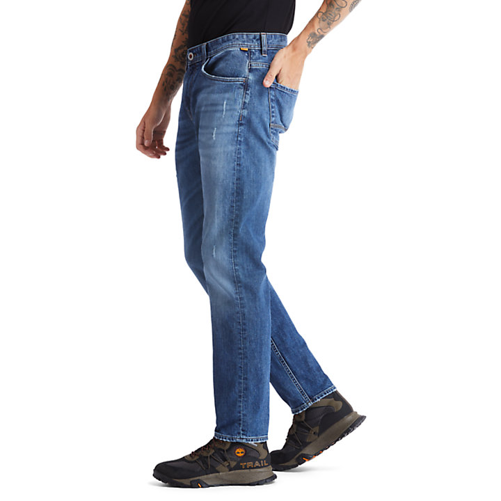 Tacoma Lake Distressed Jeans voor heren in blauw-
