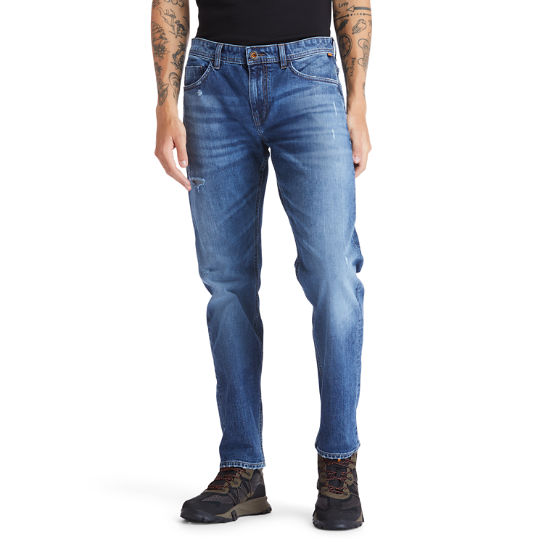 Tacoma Lake Distressed Jeans voor heren in blauw | Timberland